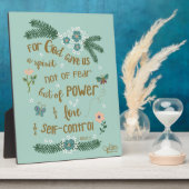 Niedliche Bibel Verse Glaube über Angst Hand gesch Fotoplatte (Seite)