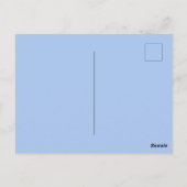 Niedliche Biberflachkarte Postkarte (Rückseite)