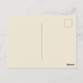 Niedliche Biberliebhaber Postkarte (Rückseite)