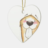 niedliche Biberverzierung Keramik Ornament (Links)