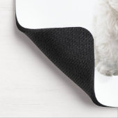 Niedliche Bichon Frise Mausunterlage Mousepad (Ecke)