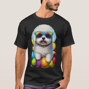 Niedliche Bichon Frise Ostereier Hunde Kostüme Fra T-Shirt