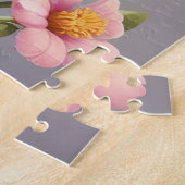 Niedliche Biene auf Blume Personalisiert Puzzle (Seite)