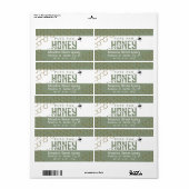 Niedliche Biene aus reinem Honig überquert Goldwab (Vorne)