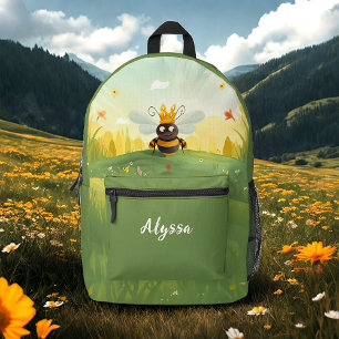 Niedliche Biene Bedruckter Rucksack