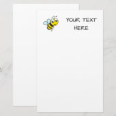 Niedliche Biene Briefpapier (Vorne/Hinten)