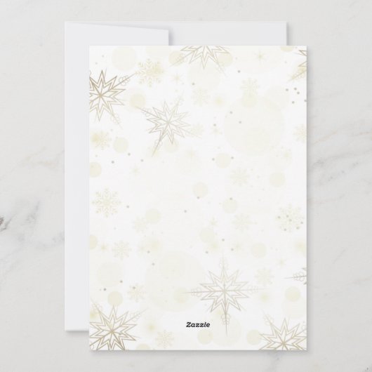 Niedliche Biene Frohe Weihnachten Custom (Rückseite)