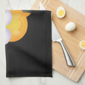 Niedliche Biene; Glatt Geschirrtuch (Viertel Falte)