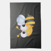 Niedliche Biene; Glatt Geschirrtuch (Vertikal)
