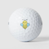 Niedliche Biene Golfball (Vorderseite)