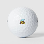 Niedliche Biene Golfball (Vorderseite)