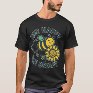 Niedliche Biene Happy Bright Sonnenblume T-Shirt