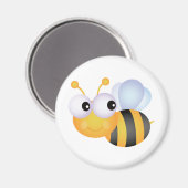Niedliche Biene Magnet (Vorderseite/Rückseite)