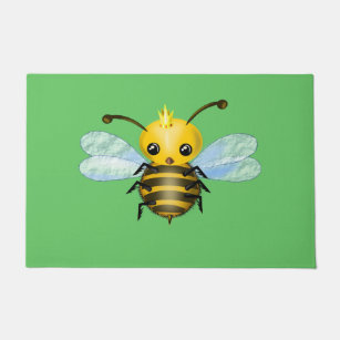 Niedliche Biene - Malerei - Farbe auswählen / hinz Fußmatte