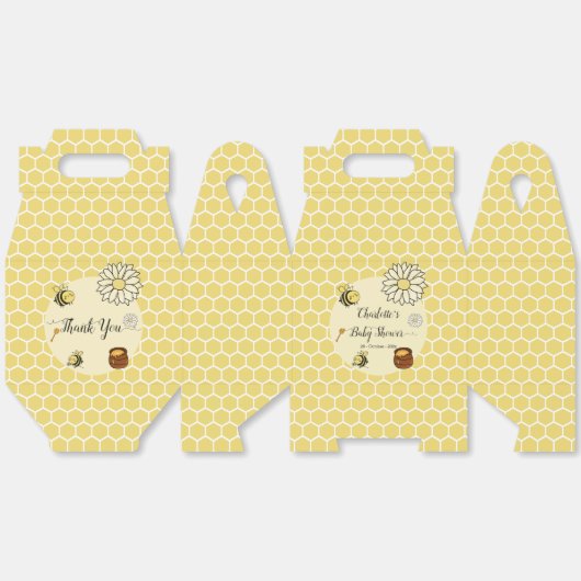 Niedliche Biene mit Sweet Honey Baby Dusche Geschenkschachtel (Ungeklappt)