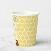 Niedliche Biene mit Sweet Honey Baby Dusche Pappbecher (Links)
