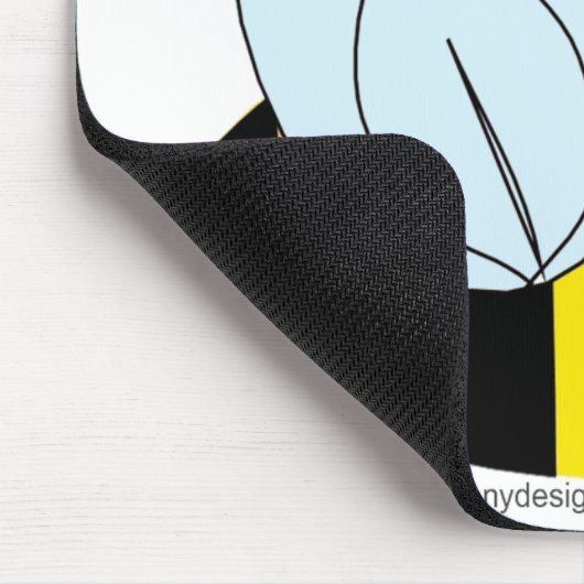 Niedliche Biene Mousepad (Ecke)