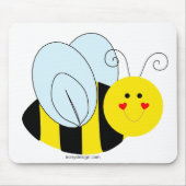 Niedliche Biene Mousepad (Vorne)