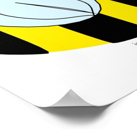 Niedliche Biene Poster (Ecke)