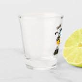 Niedliche Biene Schnapsglas (Links)