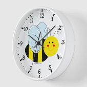 Niedliche Biene Uhr (Winkel)