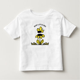 Niedliche Biene und Blume Kleinkind T-shirt