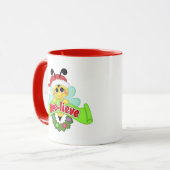 Niedliche Biene und Tasse Sankt Beelieve (Vorderseite Links)