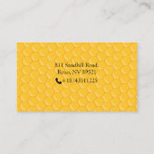 Niedliche Biene Visitenkarte (Rückseite)