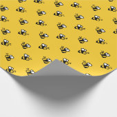 Niedliche Bienen Geschenkpapier (Ecke)