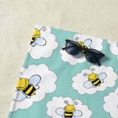 Niedliche Bienen-Handtuch Strandtuch (Beispiel)
