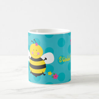 Niedliche Bienen-personalisierte Tasse