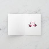 Niedliche Bienen Pun Funny Valentine Karten (Innenseite)