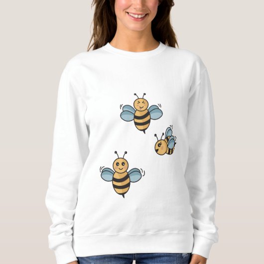 Niedliche Bienen Sweatshirt (Vorderseite)