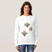 Niedliche Bienen Sweatshirt (Vorne ganz)