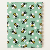 Niedliche Bienen und Blume Planer (Rückseite)
