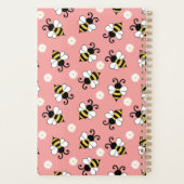 Niedliche Bienen und Blume Planer (Rückseite)