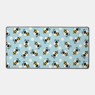 Niedliche Bienen und Blume Schreibtischunterlage