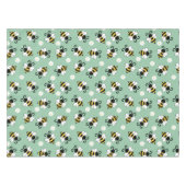 Niedliche Bienen und Blume Tischdecke (Vorderseite (Horizontal))