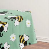Niedliche Bienen und Blume Tischdecke (Beispiel)