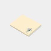 Niedliche Bienen und Regenbogen Wash Post-it-Notes Post-it Klebezettel (angewinkelt)