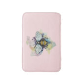 Niedliche Bienen- und Regenbogenwaschmatte Badematte (Vorderseite Vertikal)