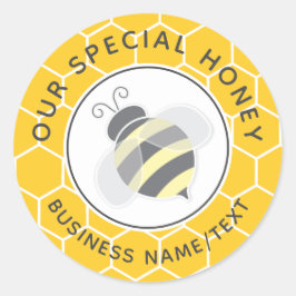 Niedliche Bienen und Sonnenblumen Eucalyptus Baby  Runder Aufkleber