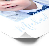 Niedliche Bienenbaby mein erstes Foto-Wanddekor Fotodruck (Ecke)