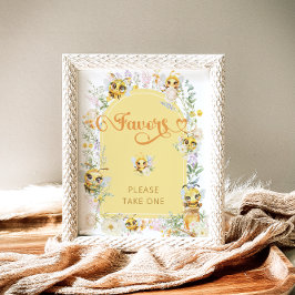 Niedliche Bienenfavoriten Poster