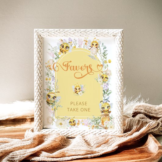 Niedliche Bienenfavoriten Poster