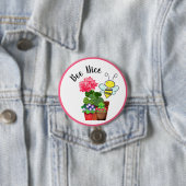 Niedliche Bienengenuss-Blume und Hummelknopf-Butto Button (Beispiel)