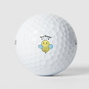 Niedliche Bienenglücklichkeit Golfball