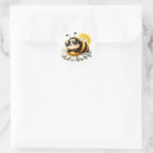 Niedliche Bienenkleber Runder Aufkleber (Tasche)
