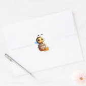 Niedliche Bienenkleber Runder Aufkleber (Umschlag)