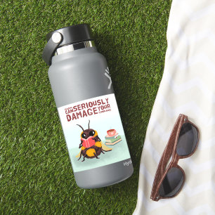 Niedliche Bienenlesung Aufkleber